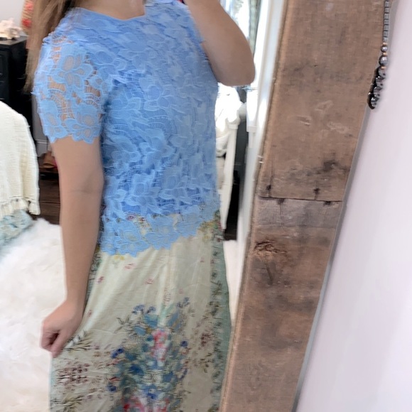 Philosophy lace crochet top size small - Picture 2 of 8